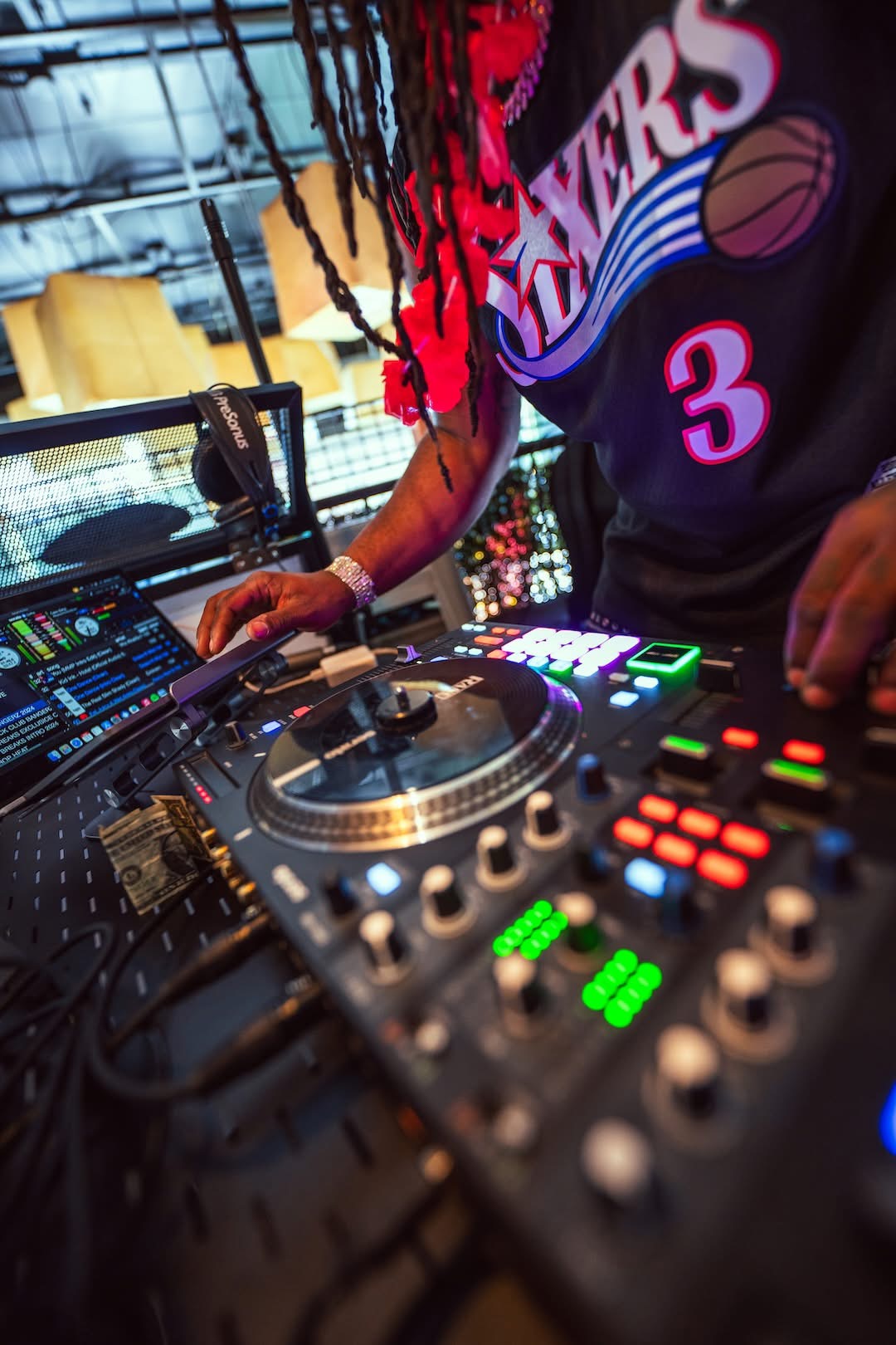 DJ performing at Hookava during a Crawl Reno night event